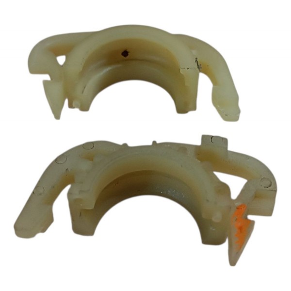 Par Trava Fixação Cano Radiador Ar Quente Fiat Pulse 2024 Branco