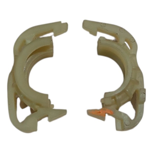 Par Trava Fixação Cano Radiador Ar Quente Fiat Pulse 2024 Branco