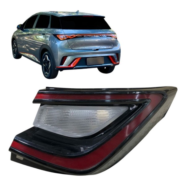 Lanterna Direita Byd Dolphin  2023 Led Sem Lente Original Direito/passageiro Preto