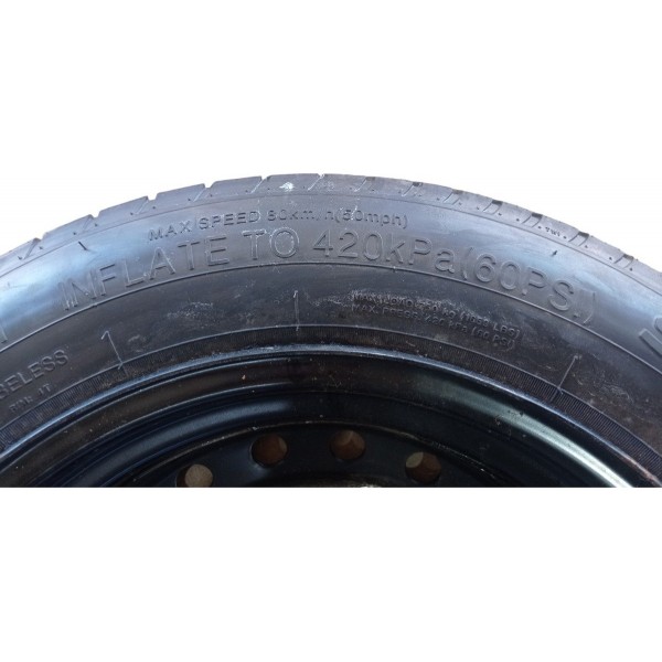 Roda Pneu Estepe Wanli Aro 16 Byd Dolphin Gs 180ev 2024 Preto