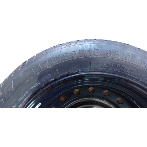 Roda Pneu Estepe Wanli Aro 16 Byd Dolphin Gs 180ev 2024 Preto