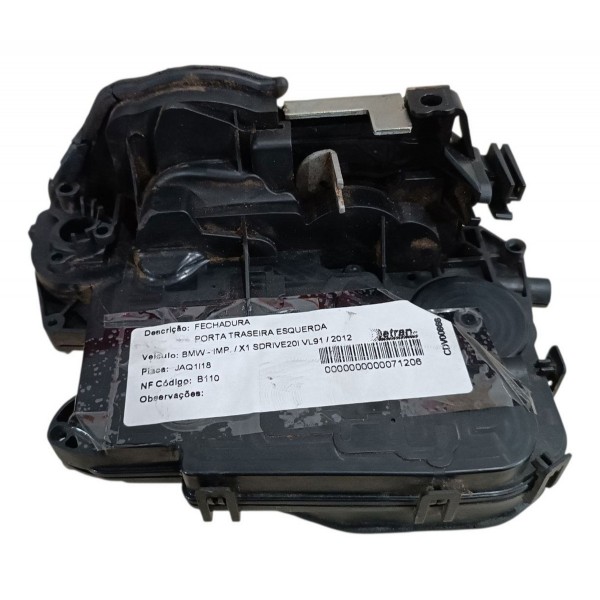 Fechadura Porta Traseira Esquerda Bmw X1 2013 2014 2012 2011