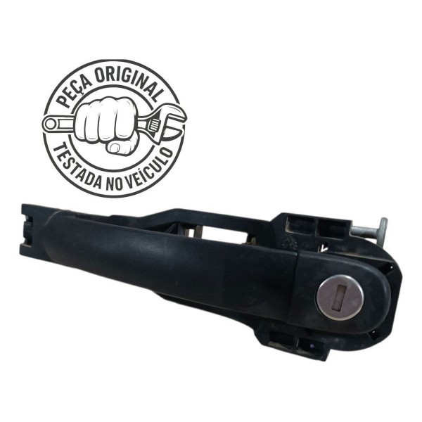 Maçaneta Externa Dianteira Esquerda Gol Voyage G6 2013 2014 Preto Dianteira