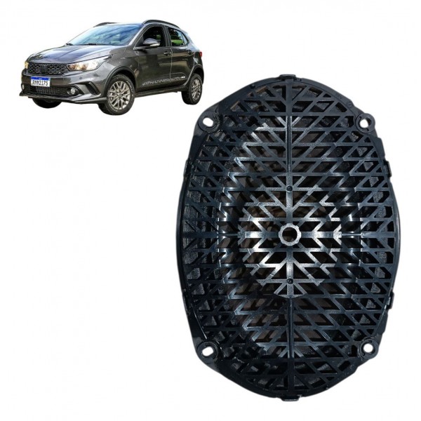 Alto Falante Porta Fiat Argo Cronos Dianteira Direita 2021 Preto