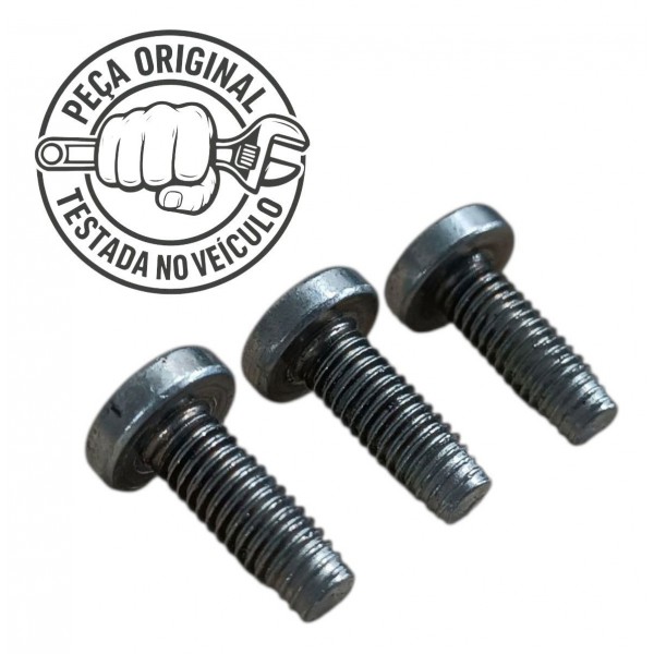 Jogo 3 Parafusos Fixação Motor Limpador Sandero 2012 2013