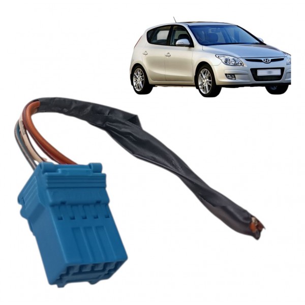 Plug Concetor Azul Motor Atuador Caixa Ar I30 2009 A 2012