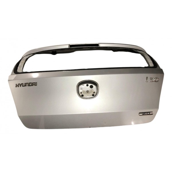 Tampa Traseira Porta Malas Hyundai I30 2009 2010 2011 2012 Prateado