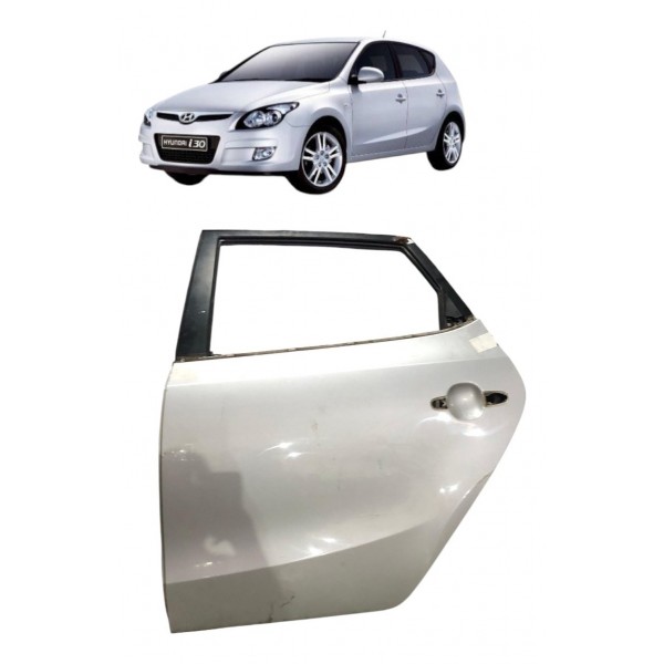 Porta Traseira Esquerda Hyundai I30 2009 2010 2011 2012 Traseira Esquerda Prateado
