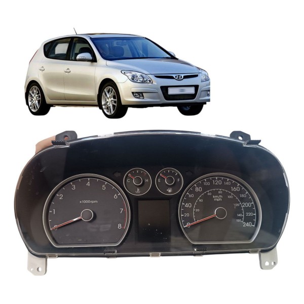 Painel Instrumento Velocimetro Hyundai I30 2008 2009 2010 Preto