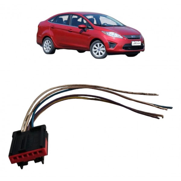 Plug Conector Motor Atuador Ar New Fiesta Mexicano 2011 2012