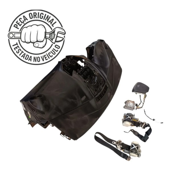 Kit Airbag New Fiesta Mexicano Sedan 1.6 16v 2011 2012 Preto