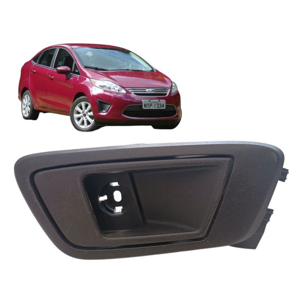 Maçaneta Interna Traseira Direita New Fiesta Mex 2011 2012 Preto Traseira