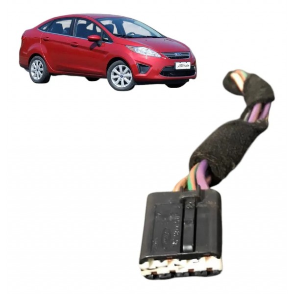 Plug Conector Botão Diant. Direito New Fiesta Mex 2011 2012