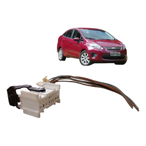 Plug Conector 6 Fios Módulo Central New Fiesta Mex 2011 2012