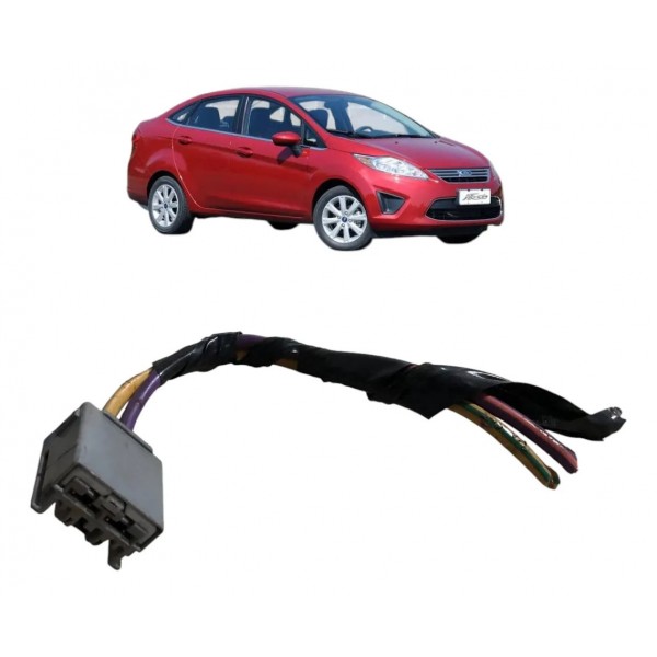 Plug Conector Motor Ar Forçado New Fiesta Mexicano 1.6 2012