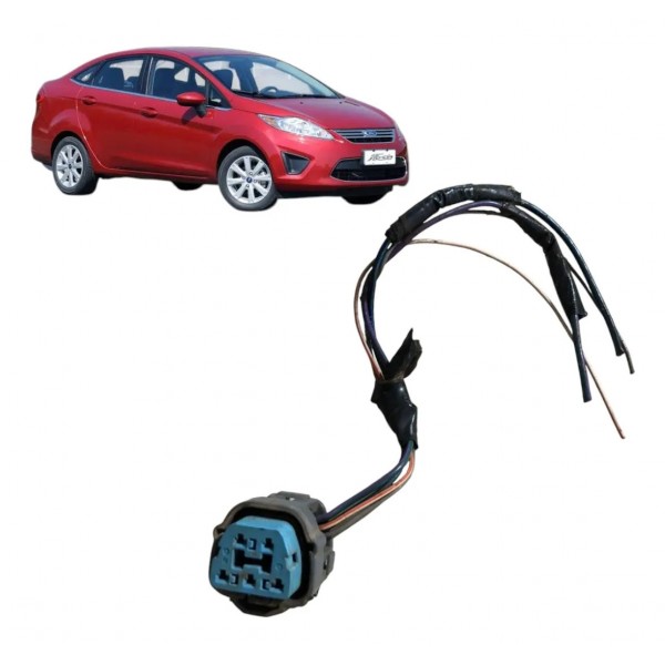 Plug Conector Bomba Combustivel New Fiesta Mexicano 1.6 2012