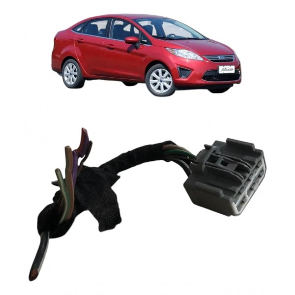 Plug Conector 5 Fios Comando Ar New Fiesta Mexicano 2012