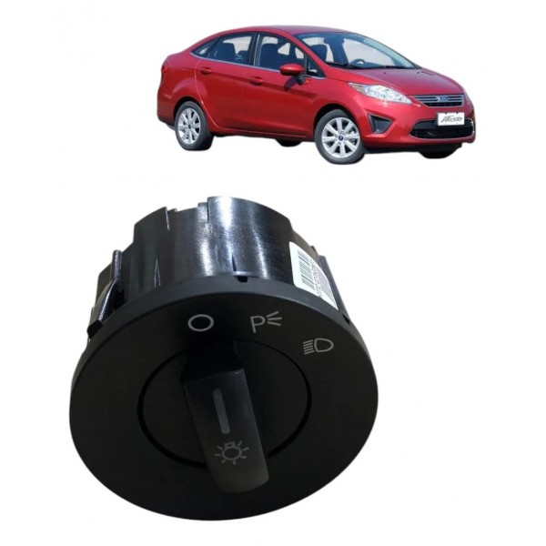 Botão Chave Luz Farol Ford New Fiesta Mexicano 2011 2012