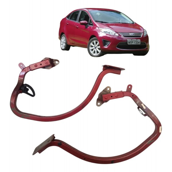 Par Braço Dobradiça Porta Mala New Fiesta Mexicano 2011 2012