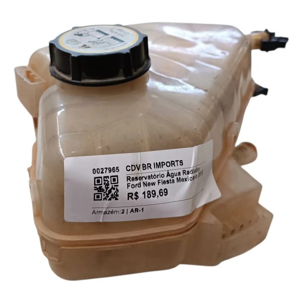 Reservatório Água Radiador Ford New Fiesta Mexicano 2012
