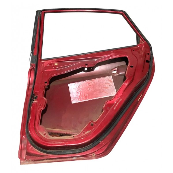 Porta Traseira Direita New Fiesta Sedan Mexicano 2012 2019 Traseira Direita Vermelho