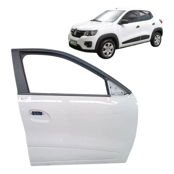 Porta Dianteira Direita Renault Kwid 2019 2020 2021 2022 Dianteira Direita Branco