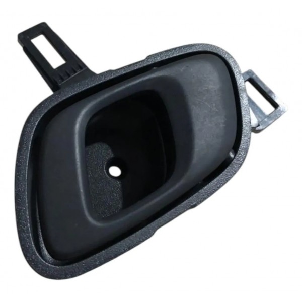 Maçaneta Interna Diant. Esquerda Renault Kwid 2019 2020 2022 Preto Dianteira