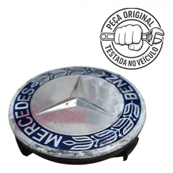 Miolo Roda Calota Central Mercedes C180 C200 2011 2012 2013 Prateado