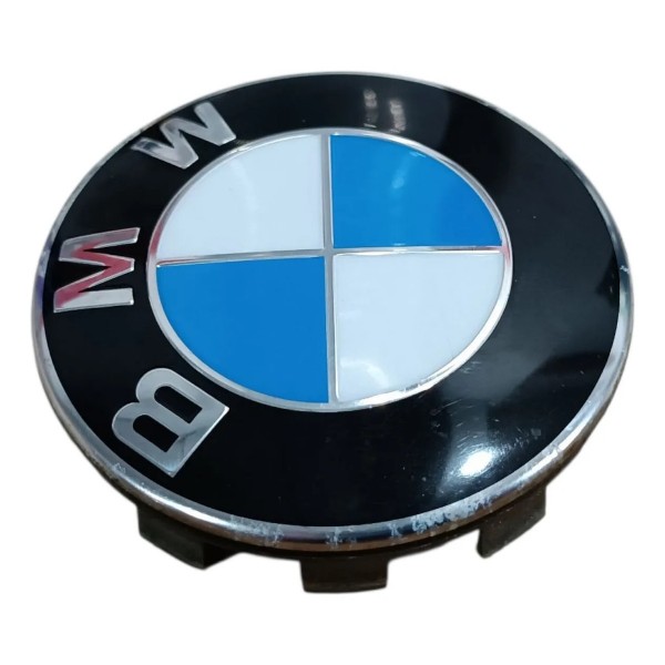 Miolo Calota Central Roda Bmw 320i 2013 2014 2015 2016 Origi Prateado