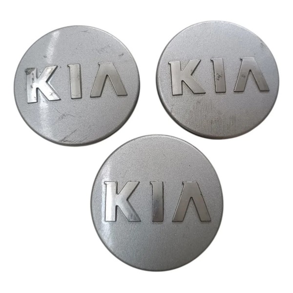 Miolo Calota Central Kia Prateado