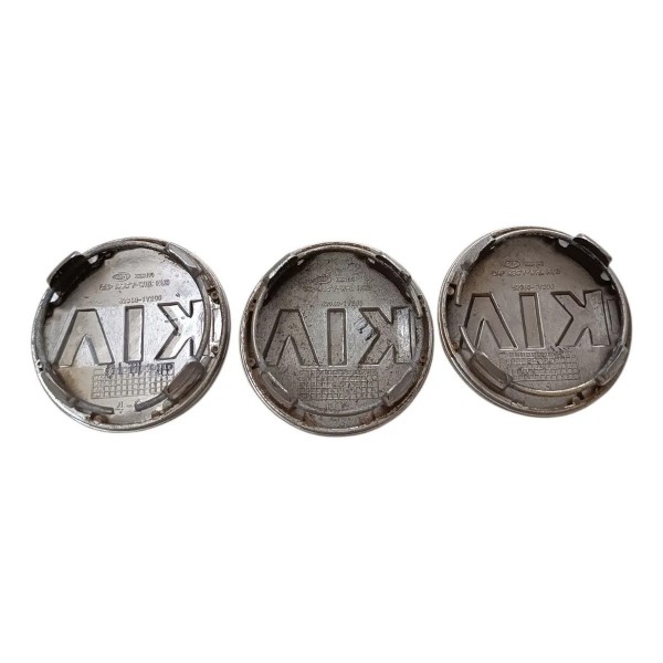 Miolo Calota Central Kia Prateado