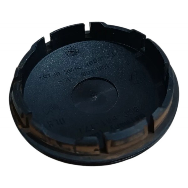 Miolo Calota Central Roda Volkswagen Gol Voyage 2017 2018 Prateado