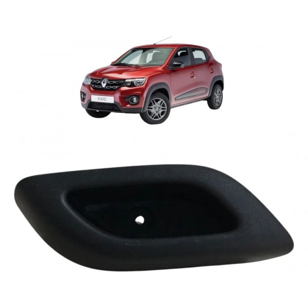 Puxador Interno Porta Diant. Direito Renault Kwid 2019 /2022 Preto Dianteira