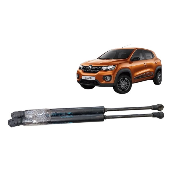 Par Amortecedor Tampa Traseira Renault Kwid 2019 2020 2022