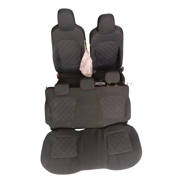 Jogo Banco Tecido Renault Kwid 2019 2020 2021 2022 Cinza