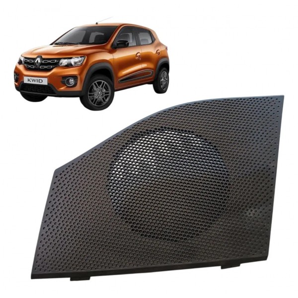 Tela Grade Alto Falante Esquerdo Renault Kwid 2019 2020 2022 Preto