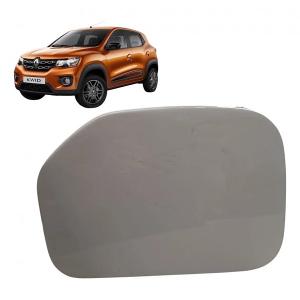 Portinhola Tampa Tanque Renault Kwid 2019 2020 2021 2022 Branco 2020