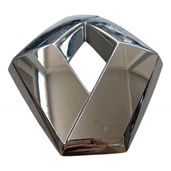 Emblema Logo Dianteiro Renault Kwid 2019 2020 2021 2022 Prateado