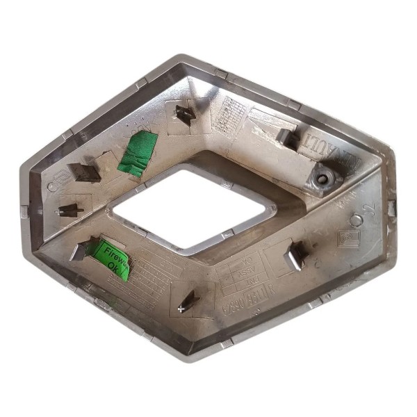 Emblema Logo Dianteiro Renault Kwid 2019 2020 2021 2022 Prateado