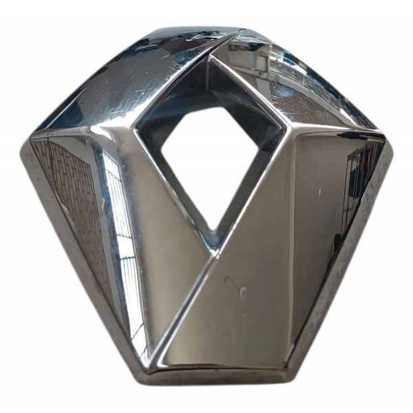 Emblema Logo Dianteiro Renault Kwid 2019 2020 2021 2022 Prateado