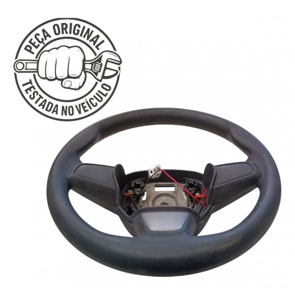 Volante Direção Renault Kwid 1.0 3cc 2019 2020 2021 2022 Preto