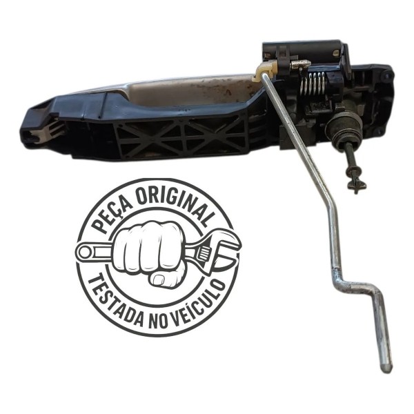 Maçaneta Externa Dianteira Direita Corolla Xli 2003 A 2008 Prateado Dianteira