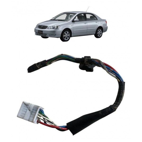 Plug Conector Chicote Fechadura D. Esq Corolla 2003 A 2008