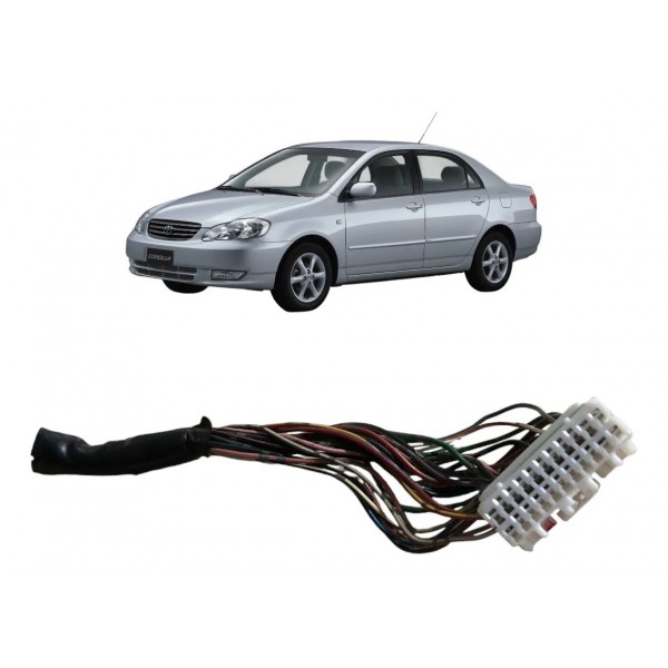 Plug Conector Chicote 22fios Modulo Injeção Corolla 1.6 2003