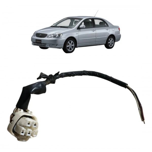 Plug Conector Chicote Bomba Combustivel Corolla 2003 A 2008