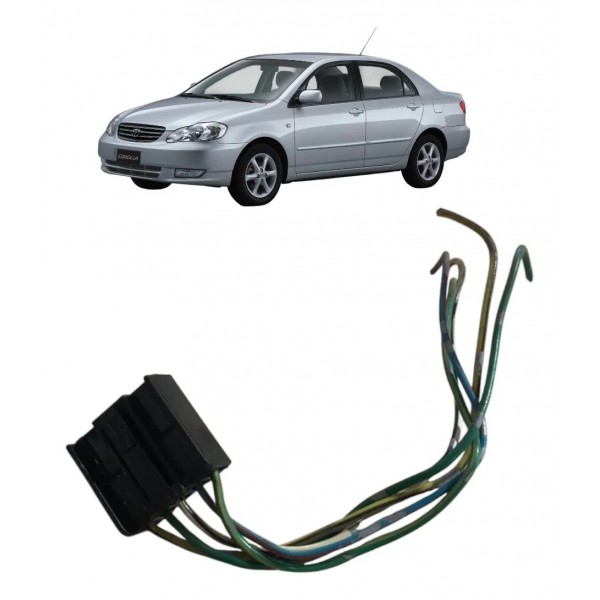 Plug Conector 5 Fios Botão Ar Toyota Corolla Xli 2003 A 2008