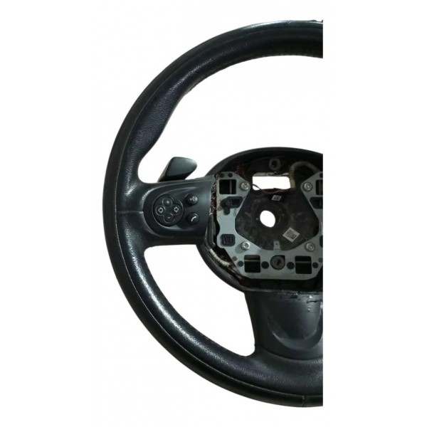 Volante Direção Comando Borboleta Mini Cooper 2011 2012 2016 Preto