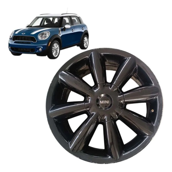 Roda Avulsa Aro 18 Mini Original Cooper Countryman S Preto  Preto