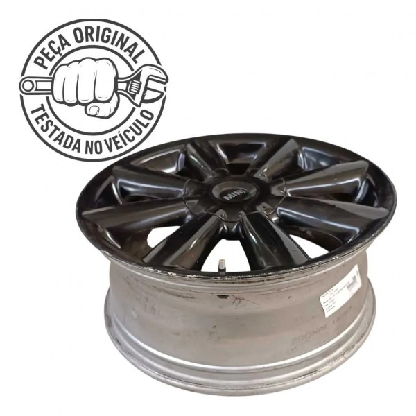 Roda Avulsa Aro 18 Mini Original Cooper Countryman S Preto  Preto
