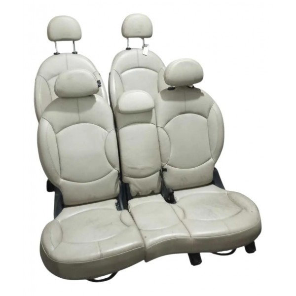 Jogo Banco Couro Bege Mini Cooper Countryman 4 Portas 2013  Creme